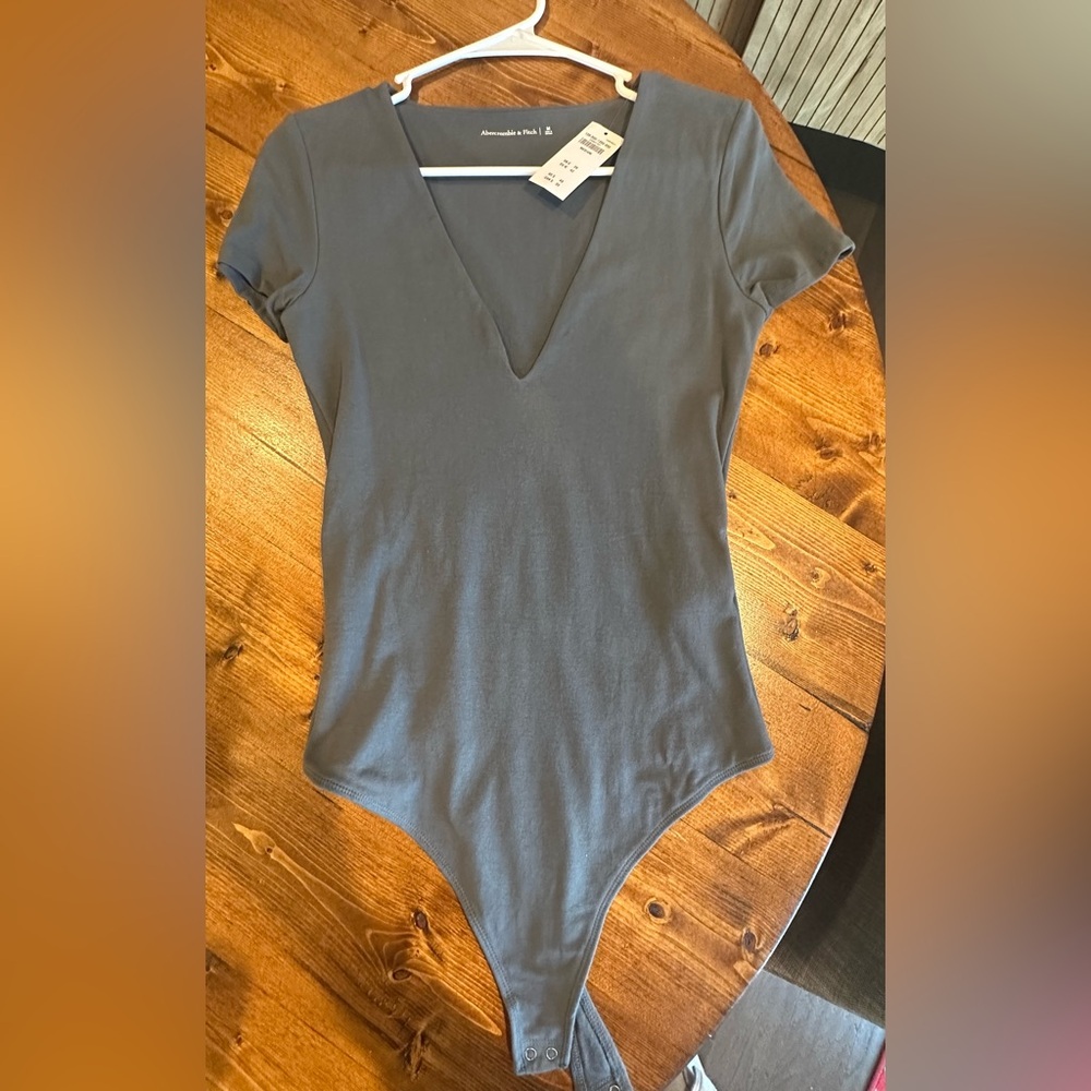 Abercrombie & Fitch Dark Gray Bodysuit